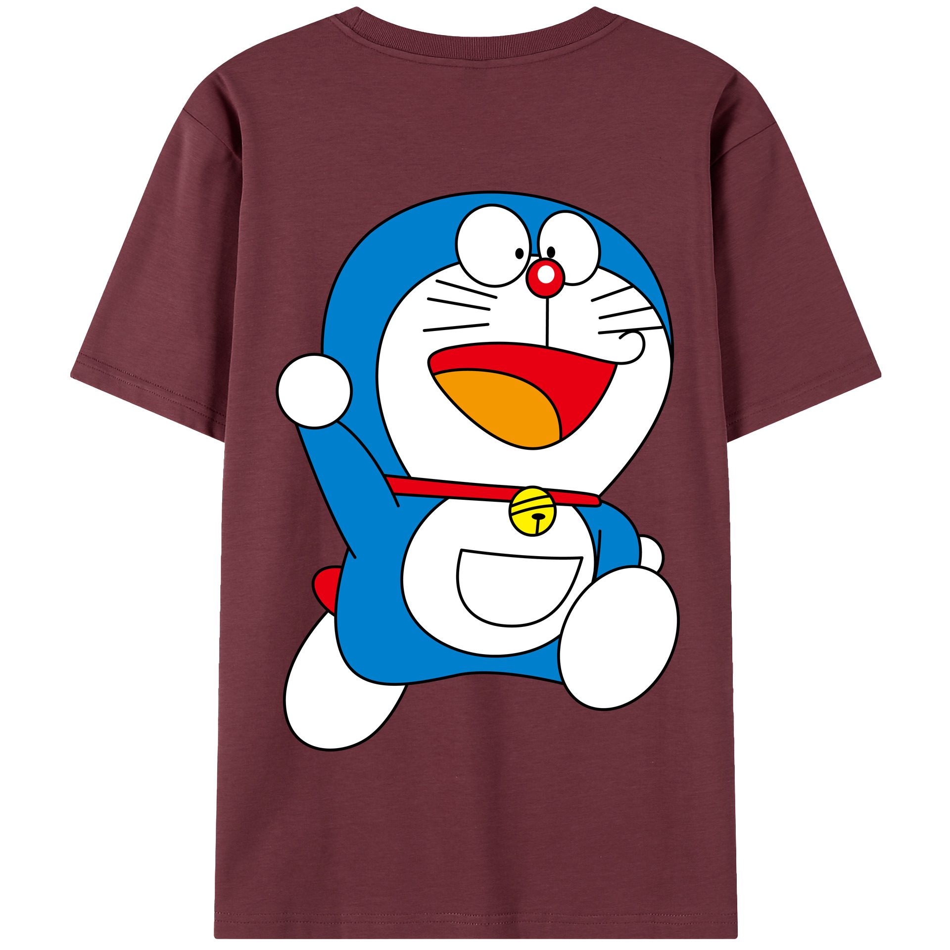 （画像用） ドラえもん Doraemon 綿100％半袖Tシャツ（背面プリント）